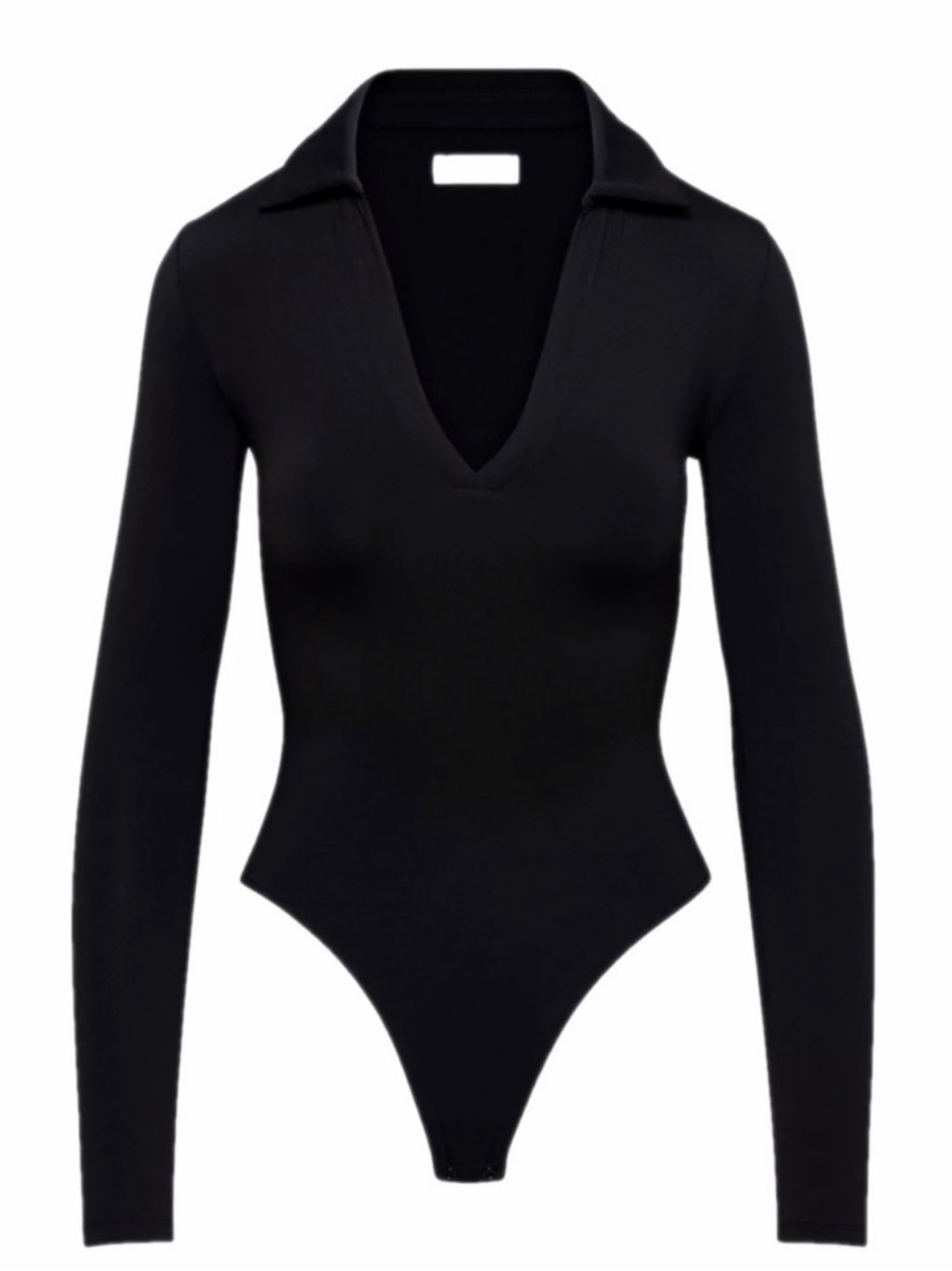 Aritzia Contour Polo Longsleeve Bodysuit